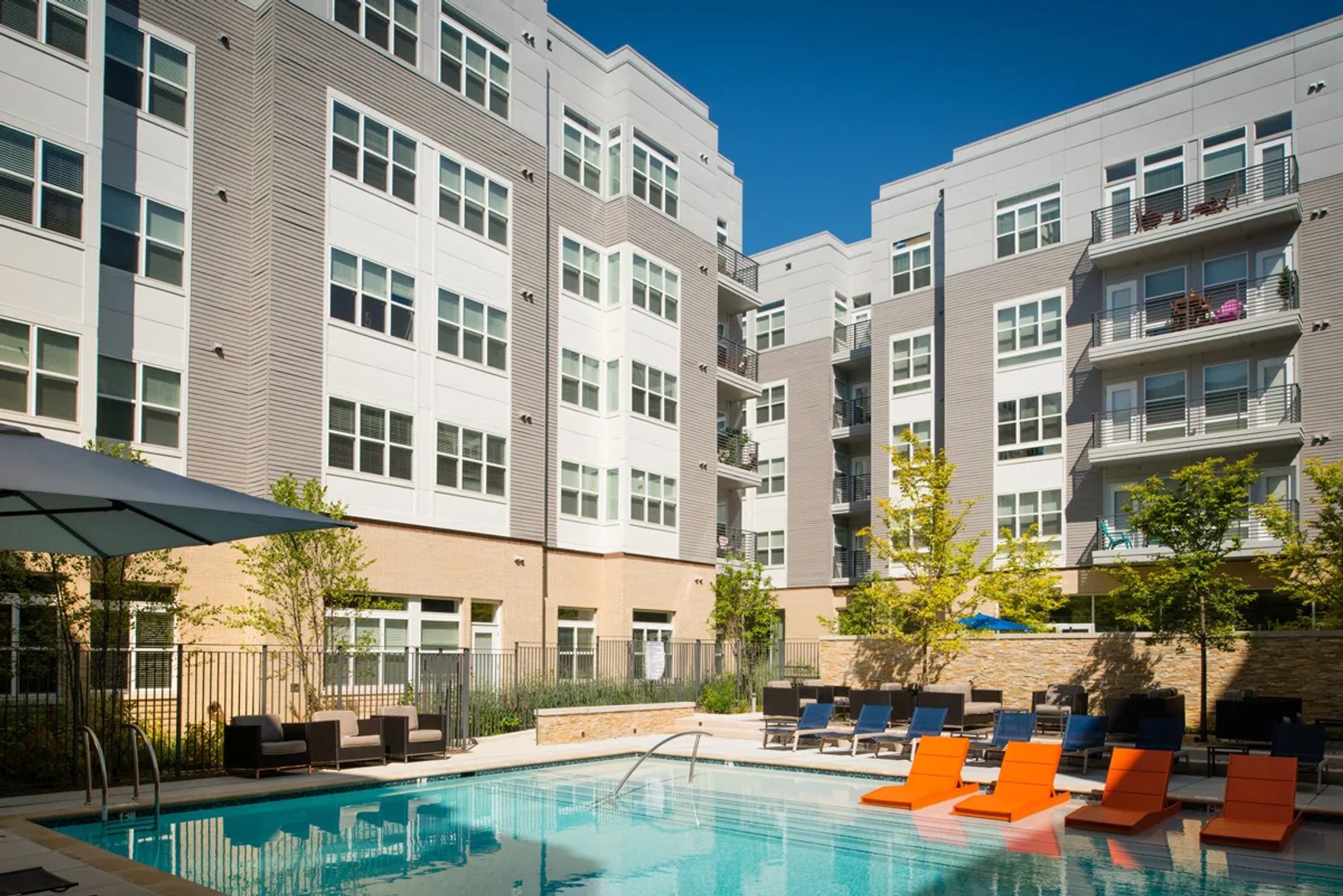 Heated resort-style pool