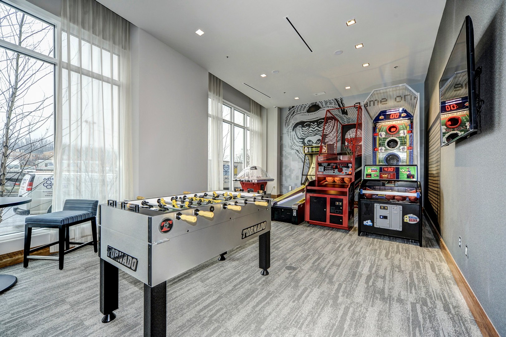 A curated game room experience